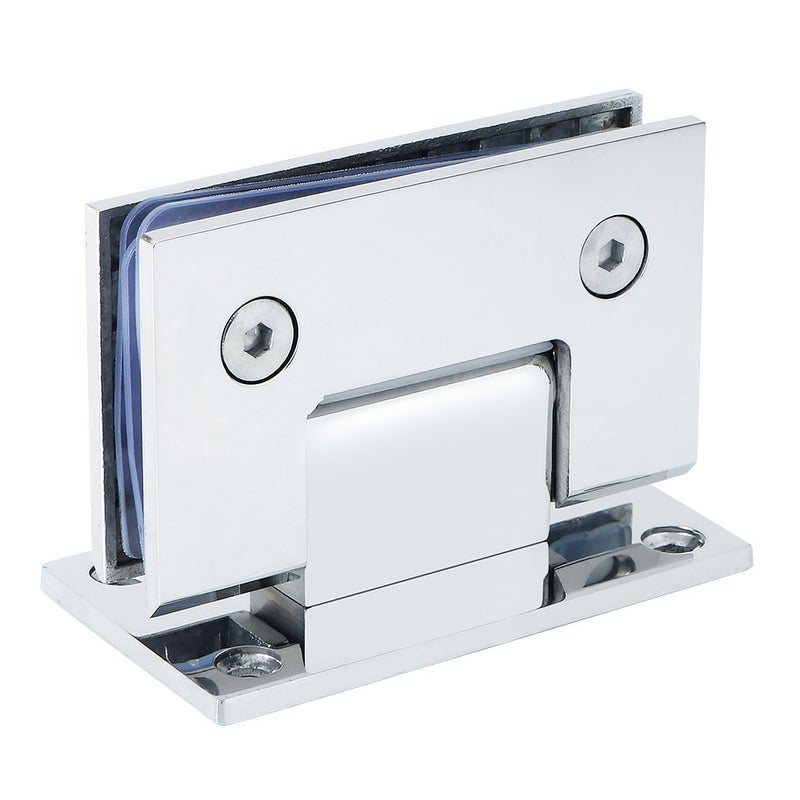 Alise Glass Shower Door Hinges,90 Degree Shower Door Hinges for Bathroom Doors,Heavy Duty Stainless Steel Wall to Glass Frameless Shower Doors Hardware Replacement Part,Polished Chrome (1P) - Image 1